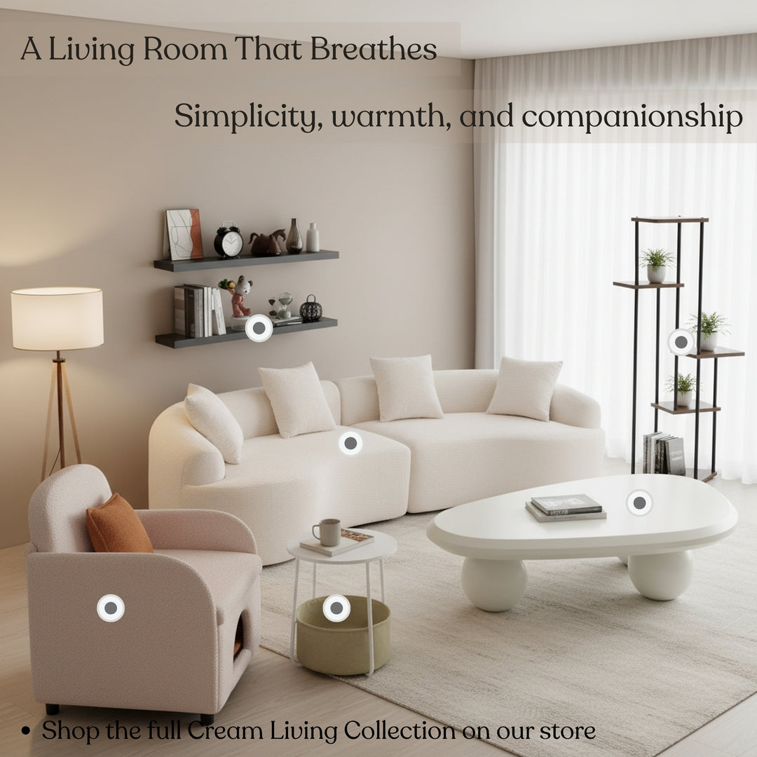 FurnitureR Zweistöckiger runder Beistelltisch mit Stoffkorb, kleiner Beistelltisch mit Metallgestell für Wohnzimmer, Schlafzimmer, Büro oder Studentenwohnheim, Weiß