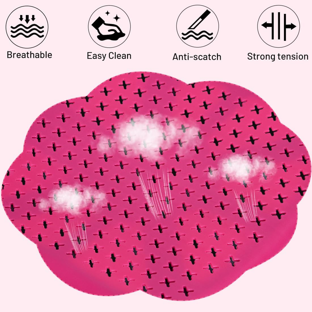 Chaise de bureau enfant FurnitureR sans accoudoirs, chaise de bureau mignonne pour enfants, chaise de bureau à dossier bas en plastique avec dossier bas et assise rembourrée, pivotante et réglable, rose