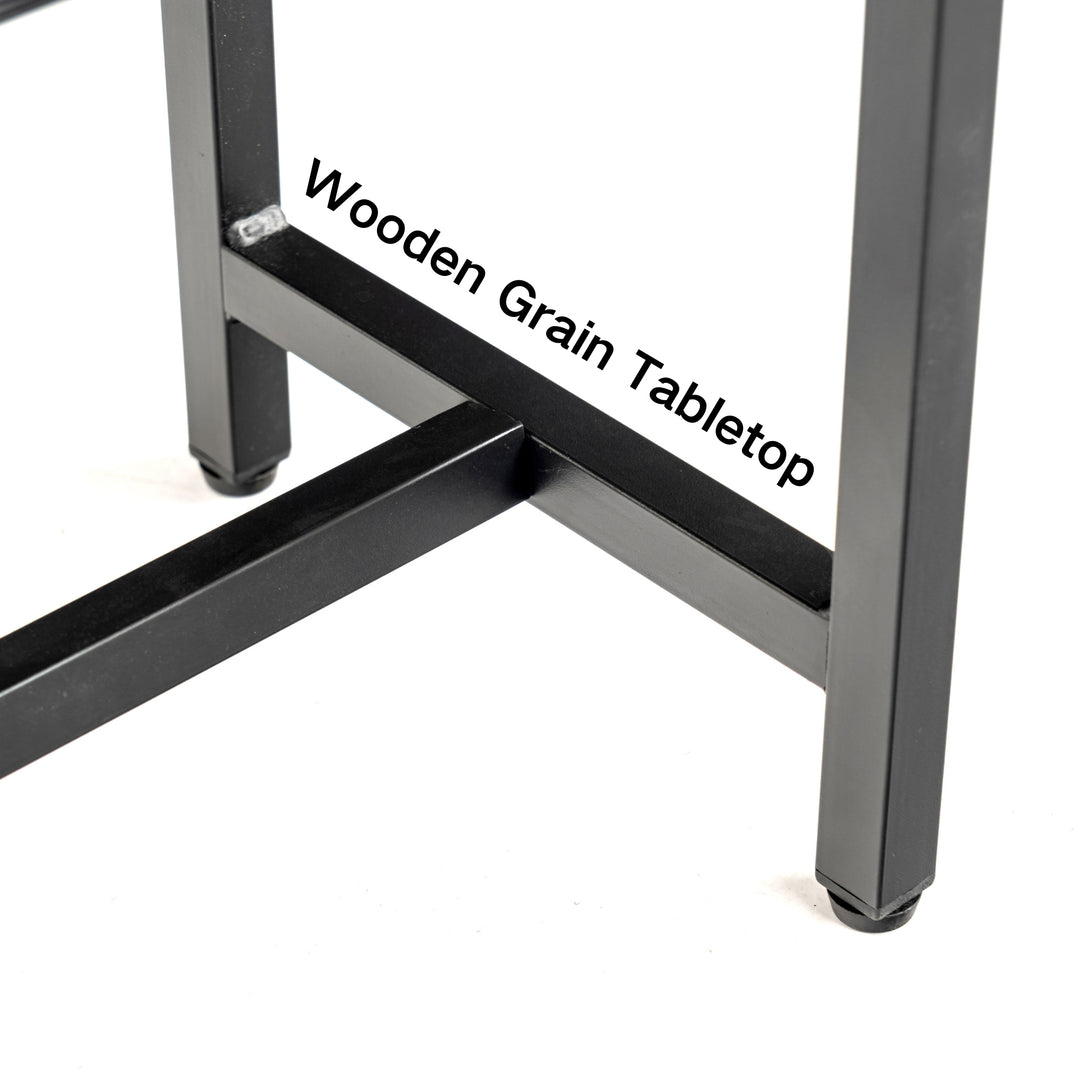 Möbelstück R L180cm Konsolen-Ladestation, schlank, Industrie-Stil, Eingangsbereich mit 2 USB-Anschlüssen, schmaler Beistelltisch für Sofa, Flur, Wohnzimmer, Büro, rustikales Braun, Metall