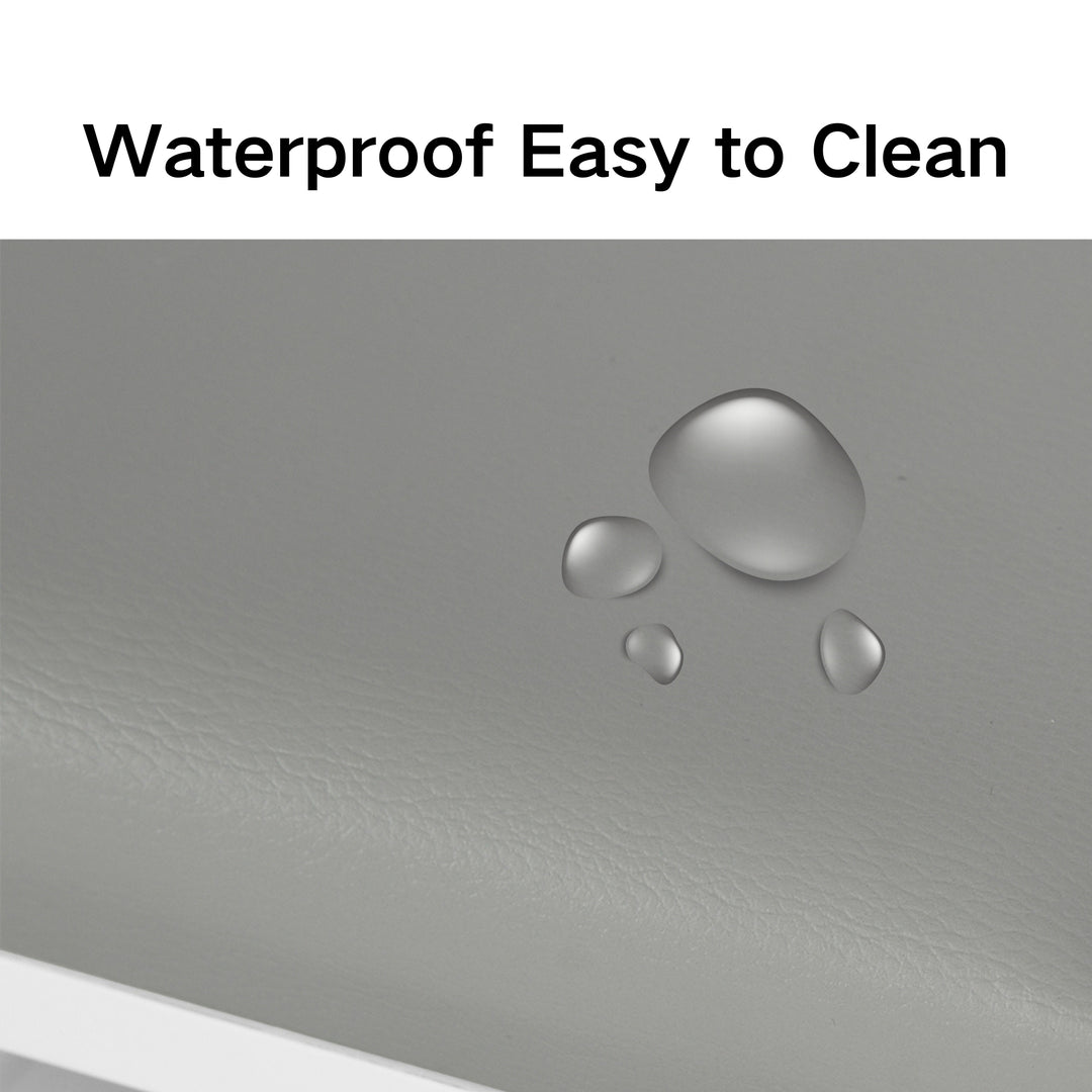 Möbelstück R: Sitzbank mit Schrankfunktion, Holzschrank, Schuhregal mit gepolstertem Kissen, 10 Fächer, für Wohnzimmer, Flur, Schlafzimmer, Eingangsbereich, 103 x 29 x 45 cm, Weiß, Holz