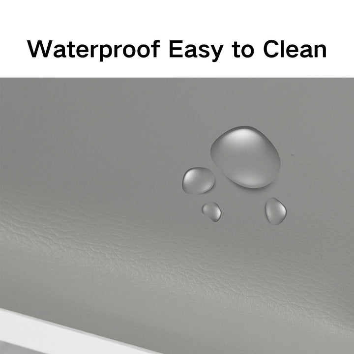 Möbelstück R: Sitzbank mit Schrankfunktion, Holzschrank, Schuhregal mit gepolstertem Kissen, 10 Fächer, für Wohnzimmer, Flur, Schlafzimmer, Eingangsbereich, 103 x 29 x 45 cm, Weiß, Holz