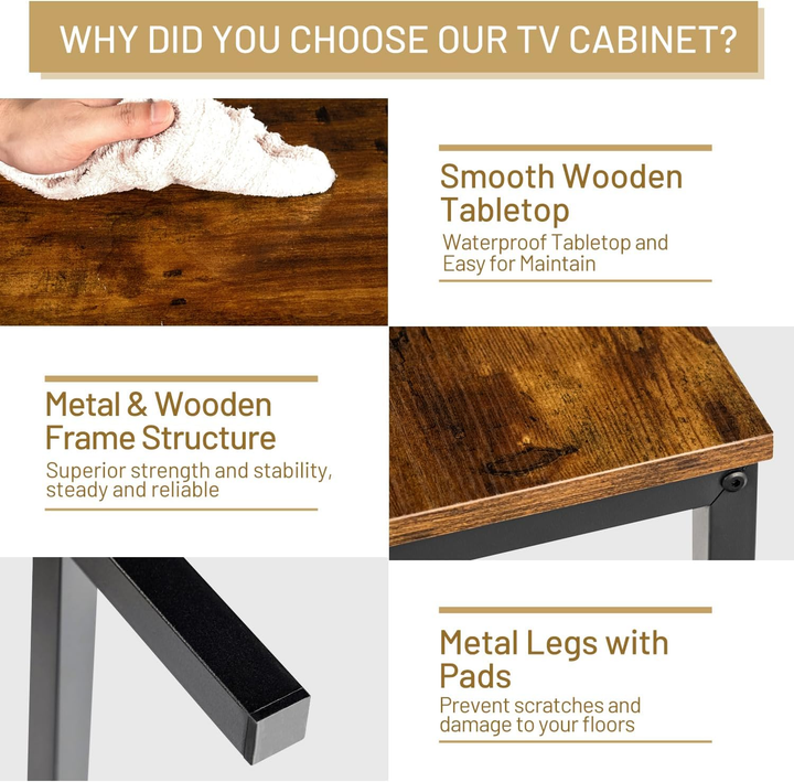 Ensemble de salle à manger 3 pièces FurnitureR avec 2 bancs, gain de place pour la cuisine et la salle à manger, idéal pour la maison ou le restaurant, structure en métal et plateau en MDF, marron