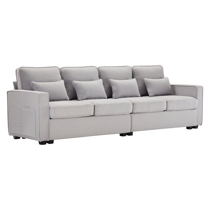 FurnitureR Canapé Loveseat Gris, modernes Design, langlebiges Material und Lining, Komfort im Maison, einfache Montage
