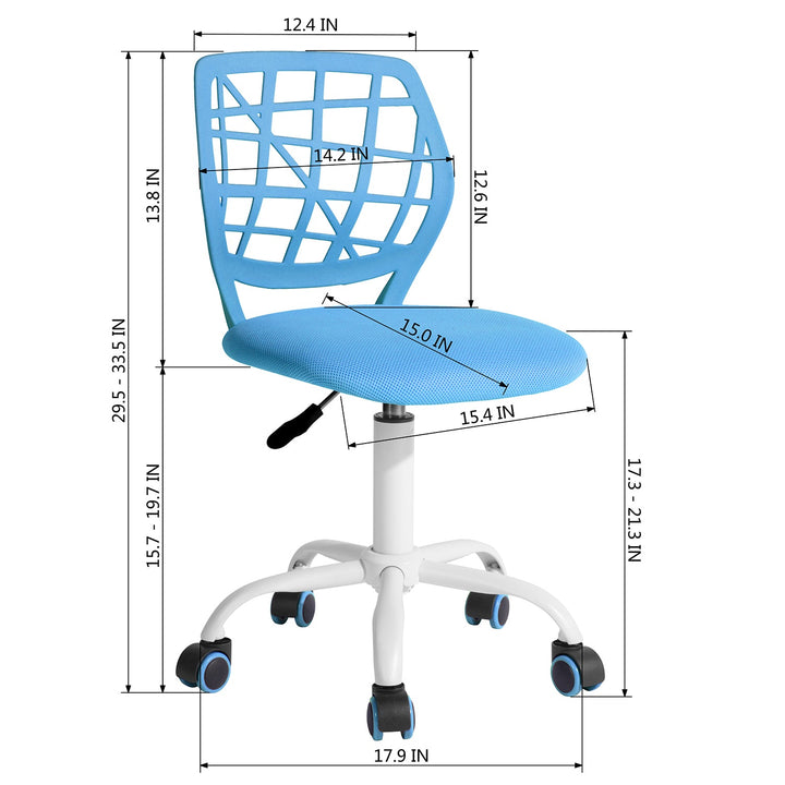 Furniture R Comfortable Kid'S Task Office Chair With Adjustable Height And Durable Design