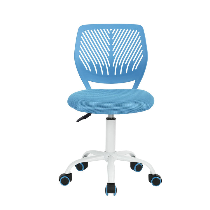 Furniture R Growing Teen Office Chair ,Ergonomic Plastic Task Chair With Adjustable Height And Swivel Function