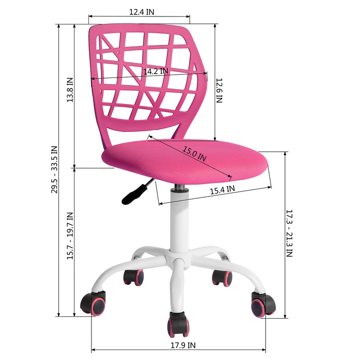 Furniture R Comfortable Kid'S Task Office Chair With Adjustable Height And Durable Design