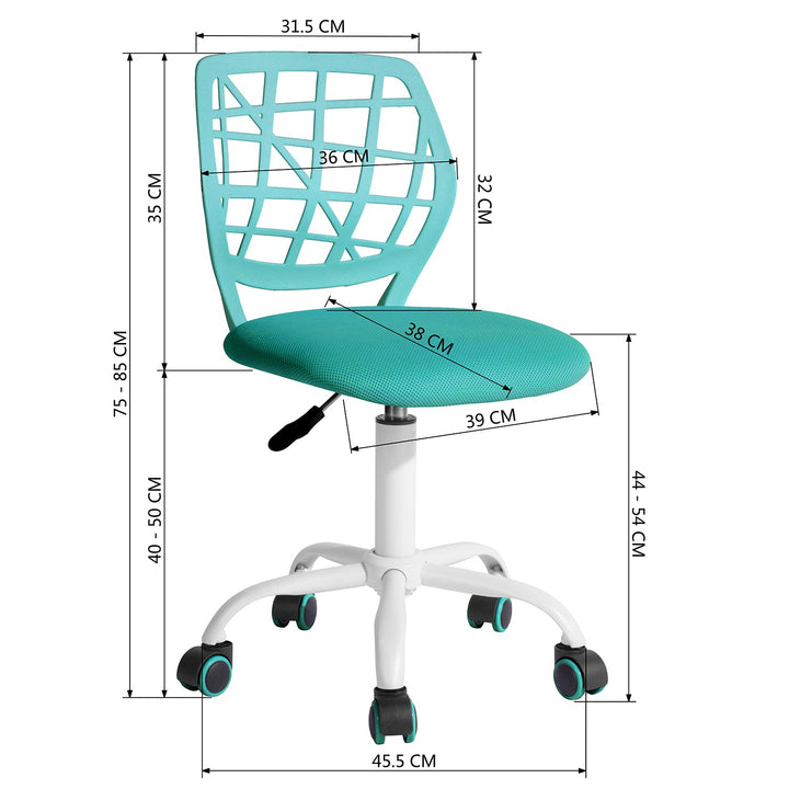 Furniture R Comfortable Kid'S Task Office Chair With Adjustable Height And Durable Design