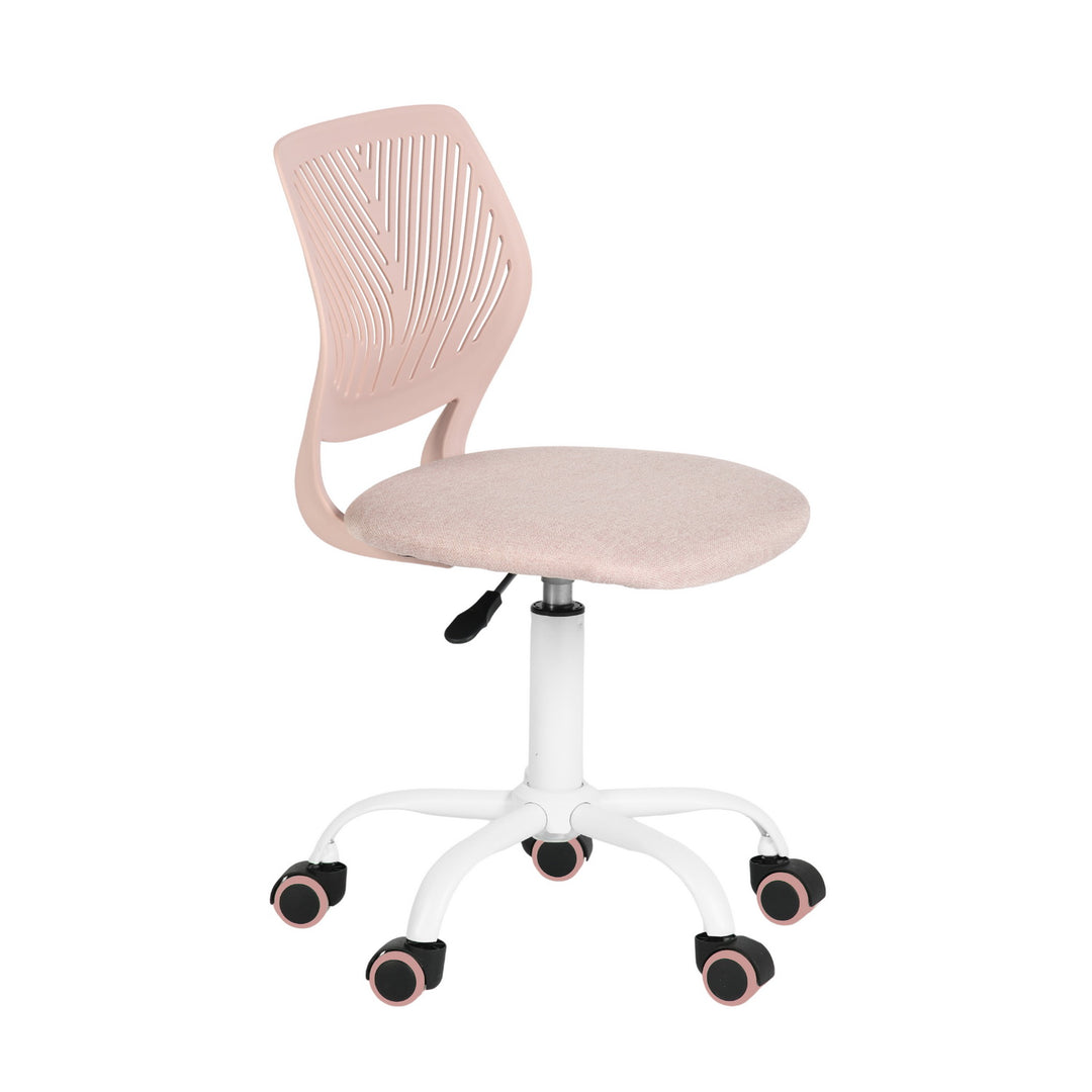 Furniture R Growing Teen Office Chair ,Ergonomic Plastic Task Chair With Adjustable Height And Swivel Function