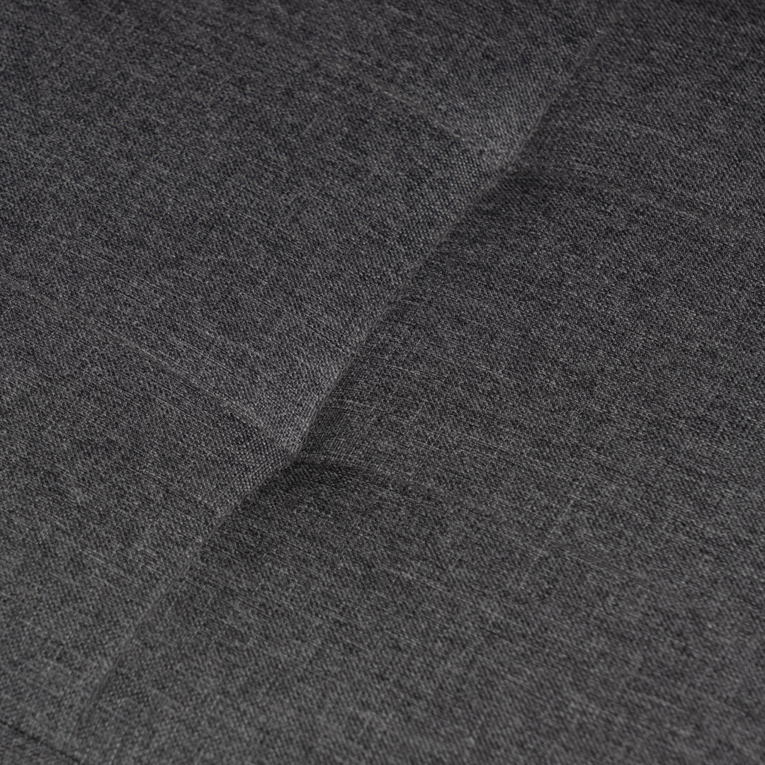 Furniture R Banc de Rangement en Tissu, Ottoman en Bout de Lit, Rangement pour Repose-Pieds, Canapé Pouf Pliant, Pouf Cube, Coffre de Rangement Intérieur avec Compartiment Amovible, L 76cm