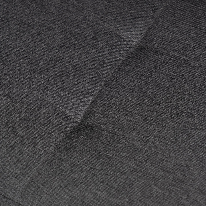 Furniture R Banc de Rangement en Tissu, Ottoman en Bout de Lit, Rangement pour Repose-Pieds, Canapé Pouf Pliant, Pouf Cube, Coffre de Rangement Intérieur avec Compartiment Amovible, L 76cm