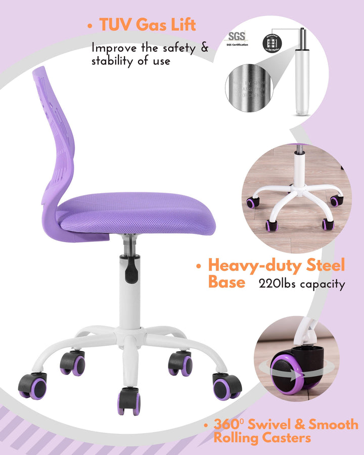 Chaise de bureau intelligente pour adolescents Furniture R pour étudier avec un design ergonomique