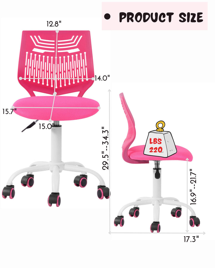 Chaise de bureau intelligente pour adolescents Furniture R pour étudier avec un design ergonomique