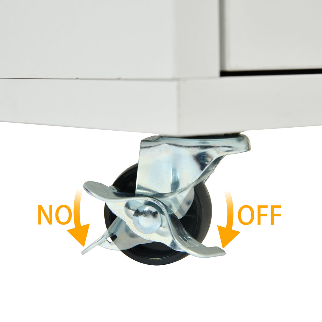 Chariot de cuisine mobile FurnitureR avec abattant rabattable, meuble de rangement de cuisine sur roulettes de 115 cm de large, table de préparation roulante gain de place, blanc