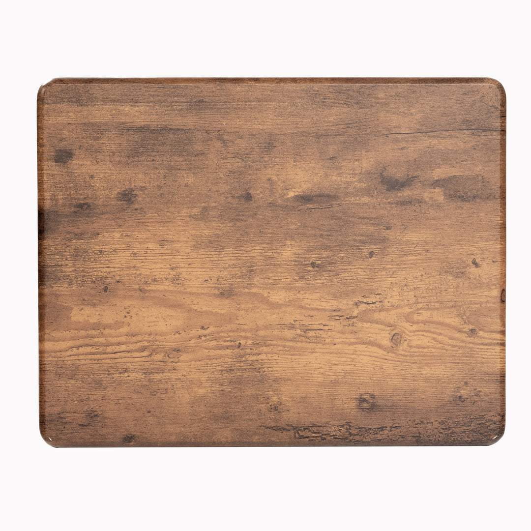 Furniture R Lot de 2 Tables D'Appoint Pliantes, MDF et Métal de Haute Qualité, Convient au Canapé, Table de Chevet, Table À Plantes de Balcon