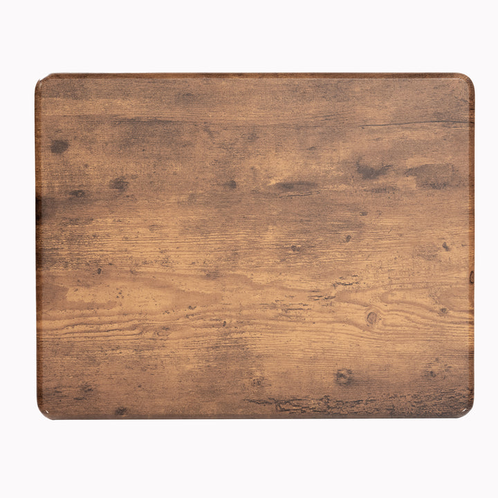 Furniture R Lot de 2 Tables D'Appoint Pliantes, MDF et Métal de Haute Qualité, Convient au Canapé, Table de Chevet, Table À Plantes de Balcon