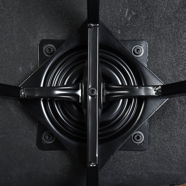 Furniture R Lot de 4 Chaises, Pivotant sur 360° without Accoudoirs and with the Pieds Radiaux en Métal, Élégantes pour la Chambre a Coucher and the Salle a Manger, Cremefarben, Beige, 41 x 46 x 77 cm