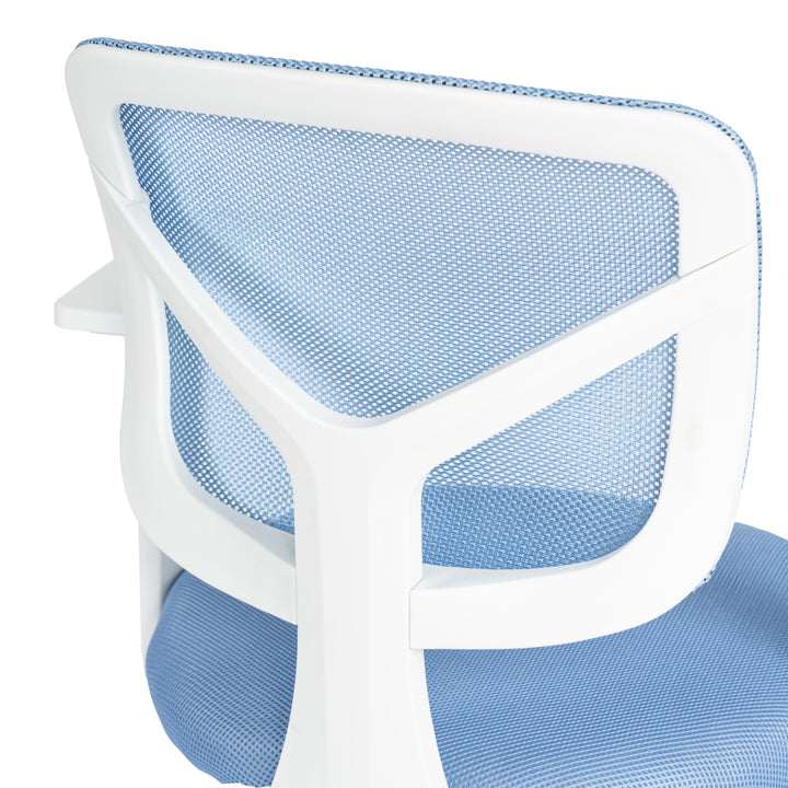 Furniture R Home Chaise de Bureau, Chaise D'ordinateur für Kinder/Jugendliche mit Maille Respirante, Pivotante Chaise D'étude Réglable en Hauteur mit Accoudoirs, Rose