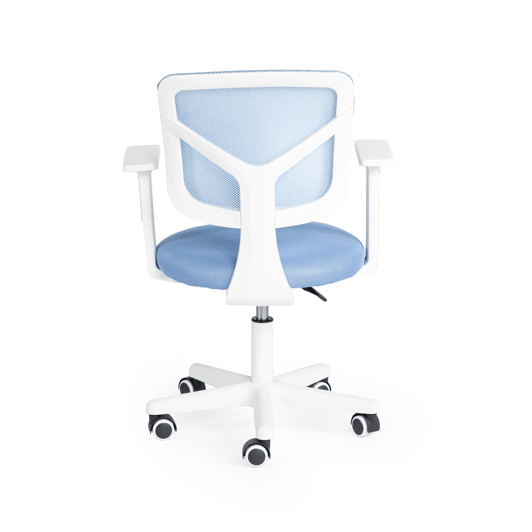 Furniture R Home Chaise de Bureau, Chaise D'ordinateur für Kinder/Jugendliche mit Maille Respirante, Pivotante Chaise D'étude Réglable en Hauteur mit Accoudoirs, Rose