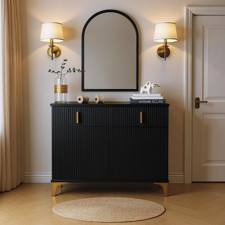 FurnitureR Rangement Armoire mit 6 abnehmbaren Fächern und 2 Regalen, Parfaite pour un Rangement Sous les Escaliers, 83 cm