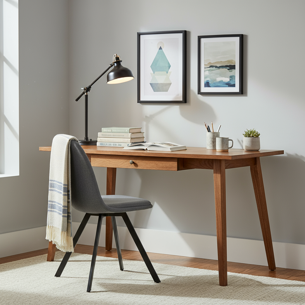 Ensemble de 4 chaises de salle à manger pivotantes FurnitureR, chaises d'appoint en tissu, sans accoudoirs, dossier mi-haut, assise rembourrée et pivotante, pour la cuisine et la salle à manger, grises. 